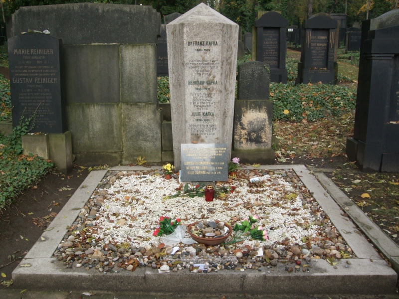 Franz Kafka's tombstone