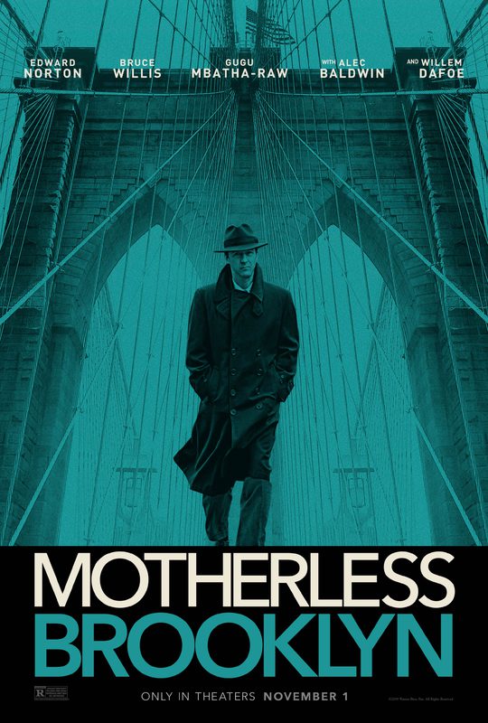 Poster for the film adaptation of "Motherless Brooklyn"