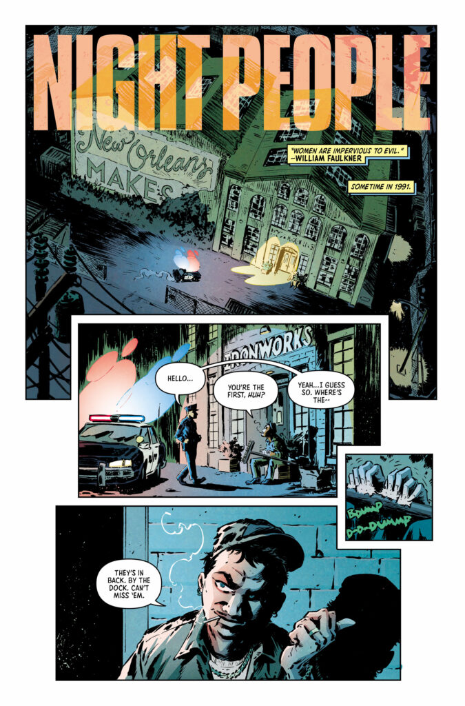 "Night People" issue 1 page 1