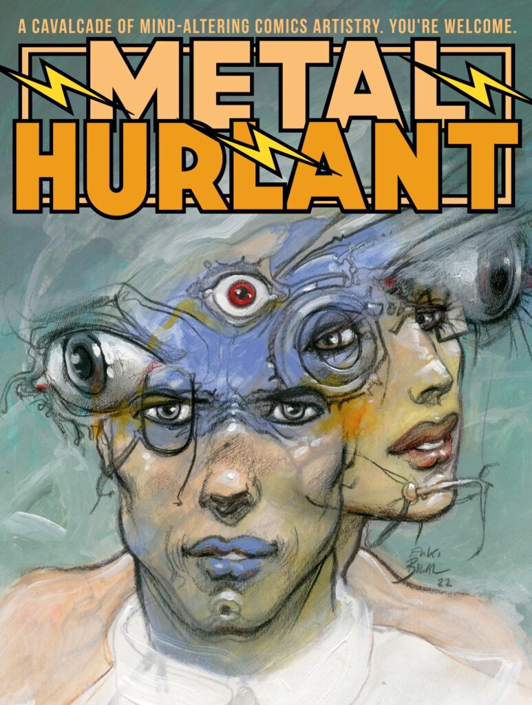 Enki Bilal cover for "Metal Hurlant"