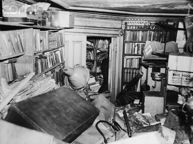 View of Junk Filled Room in Collyer Mansion