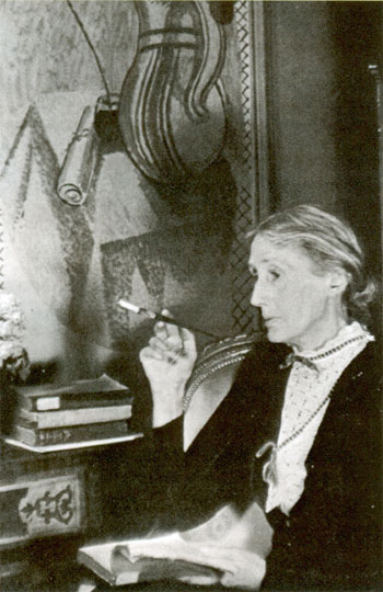 woolf-with-book