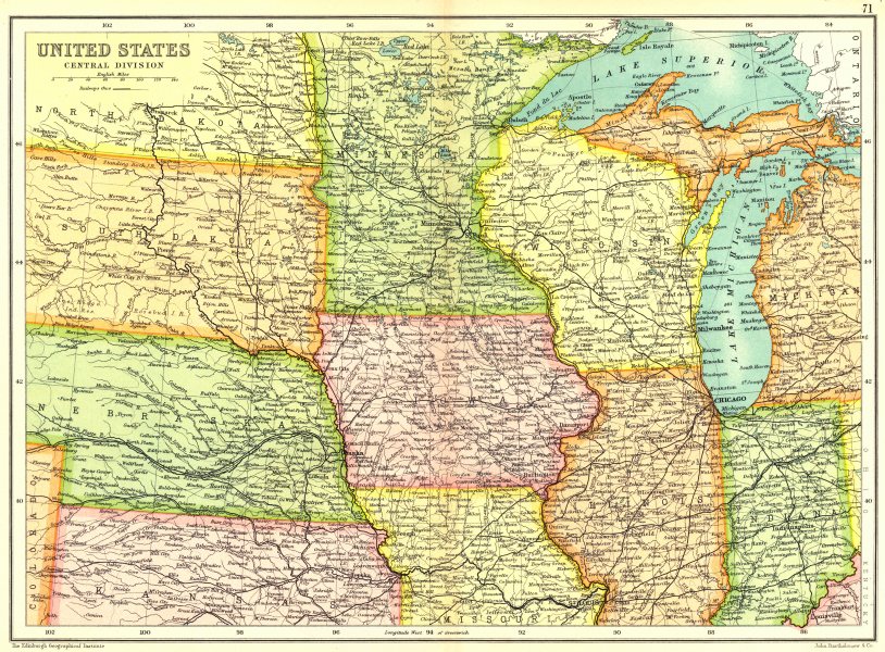 usa-midwest-united-states.-physical.-showing-railways.cassells.-1909-old-map-157417-p