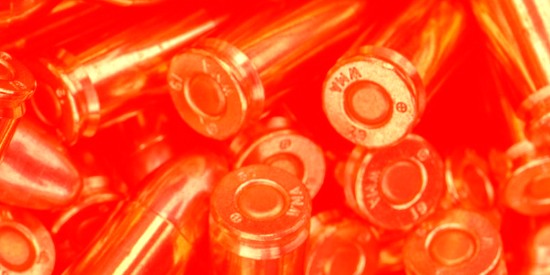 cropped image of bullets