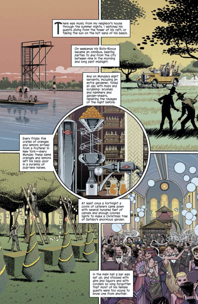 Excerpting a New Graphic Novel Adaptation of “The Great Gatsby” – Vol. 1  Brooklyn
