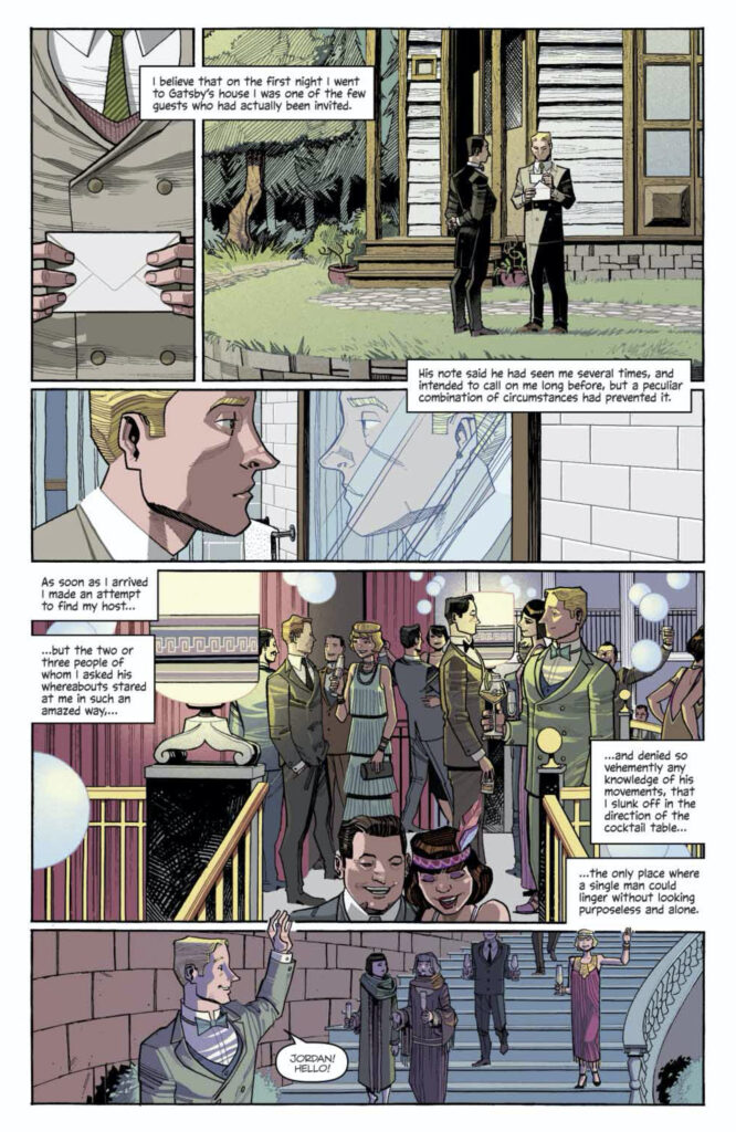 "The Great Gatsby" comics adaptation, page 43